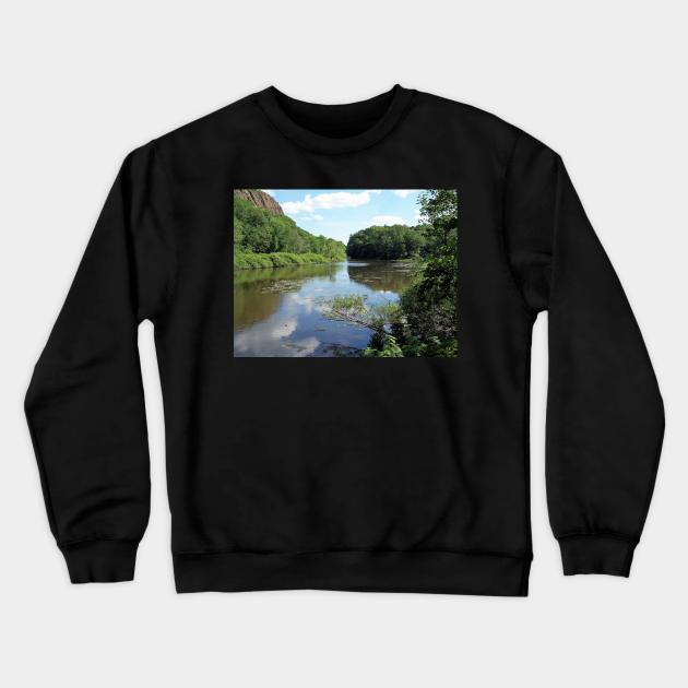 Mill River Crewneck Sweatshirt by Rob Johnson Photography